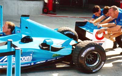 Benetton engine cover