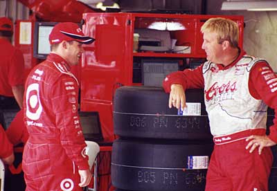 Casey Mears and Sterling Marlin