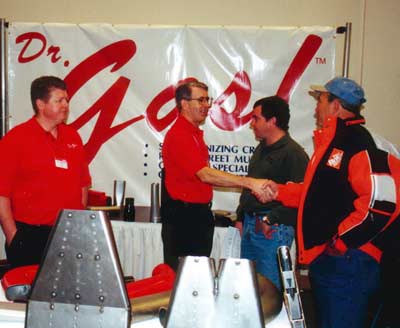 Boyd Butler with Joe Nemechek