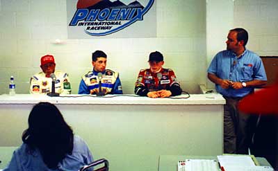 F2000 pole press conference