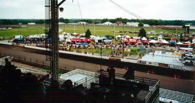 View from the grandstands