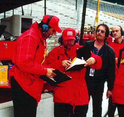 Ganassi engineers