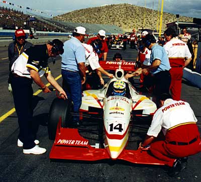 Kenny Brack in car