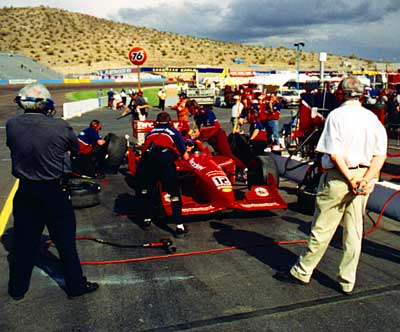 Bradley team pit stop practice