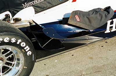 Lola side pod aero