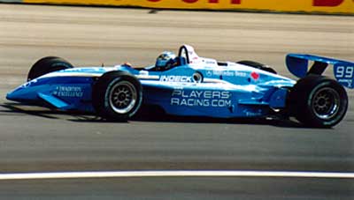 Greg Moore on track