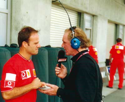 Rubens Barrichello and Derek Daly