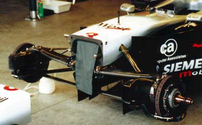 McLaren car in garage