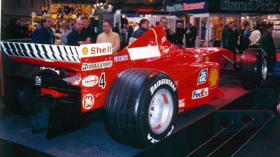 Ferrari from the rear