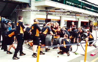 Arrows pit stop practice