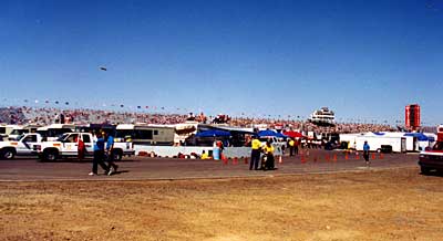 Infield at start of race